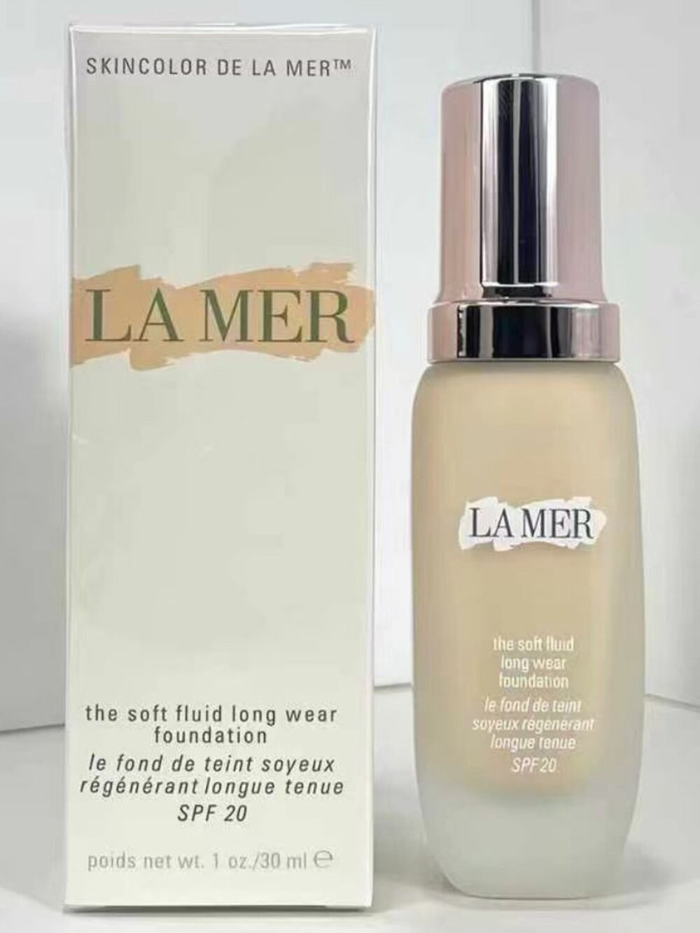 La Mer Soft Fluid Long Wear Foundation SPF 20 1oz / 30ml Full Size